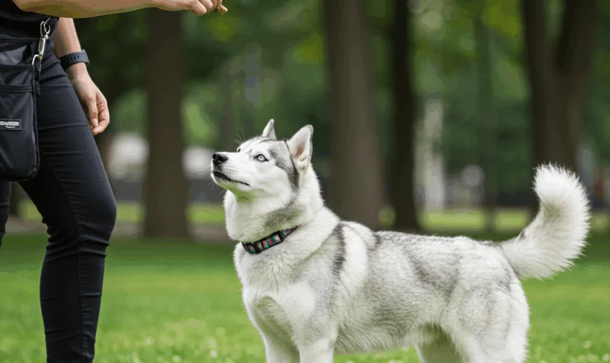 Agressief gedrag bij een Siberische Husky