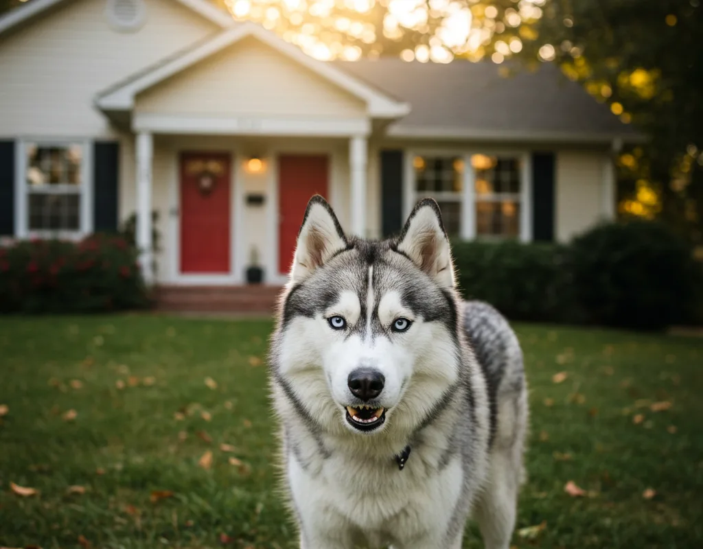 husky-als-waakhond