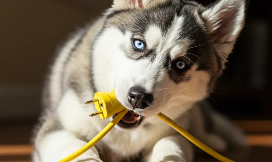 Gevaarlijke voorwerpen voor een Siberische Husky