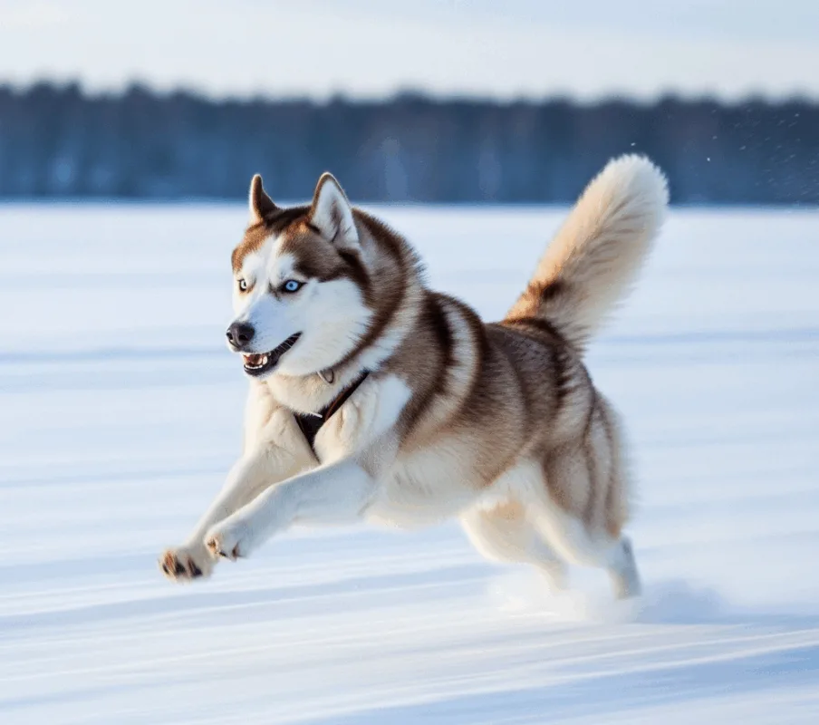 hoe-hard-kan-een-husky-rennen